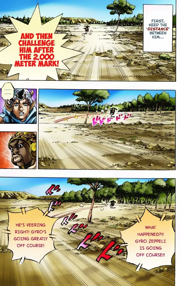 JoJo's Bizarre Adventure Steel Ball Run Colored Manga, chapter 7, page 16