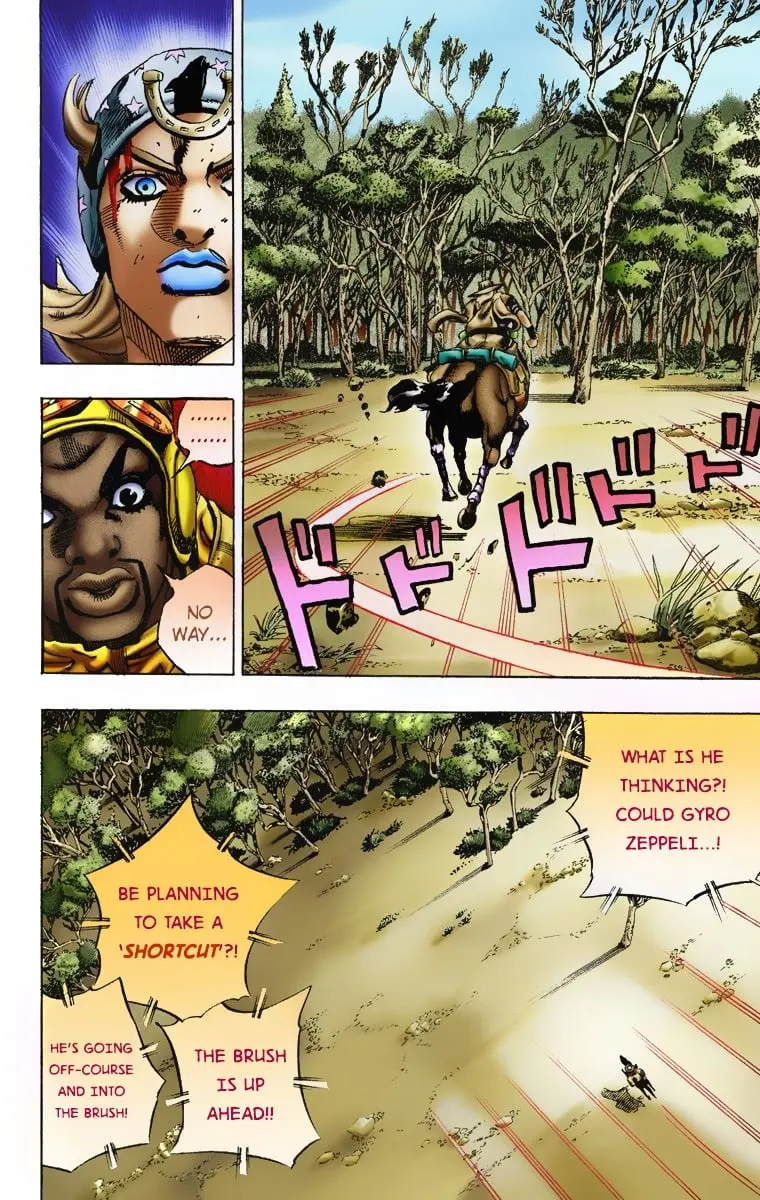 JoJo's Bizarre Adventure Steel Ball Run Colored Manga, chapter 7, page 17