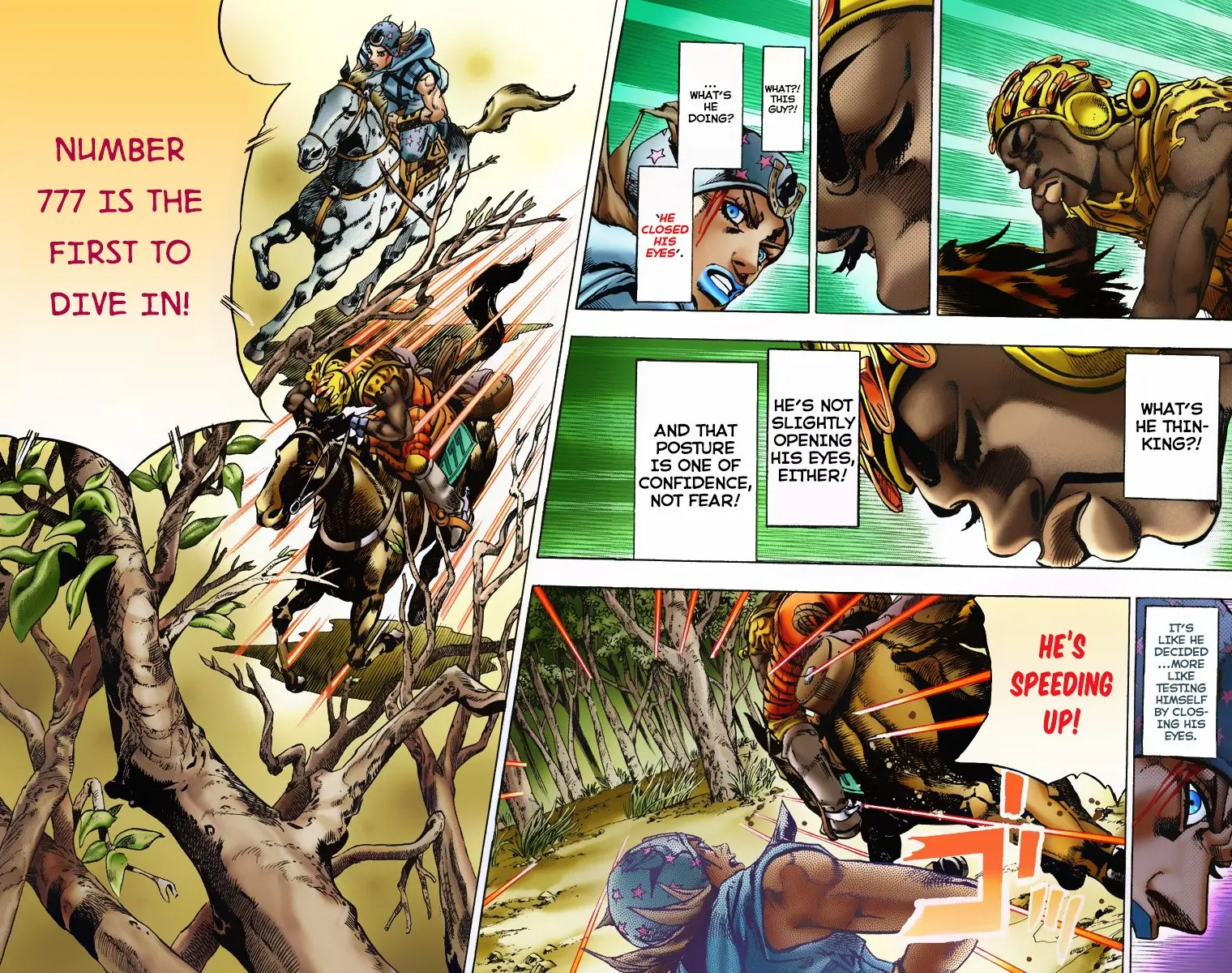 JoJo's Bizarre Adventure Steel Ball Run Colored Manga, chapter 7, page 23