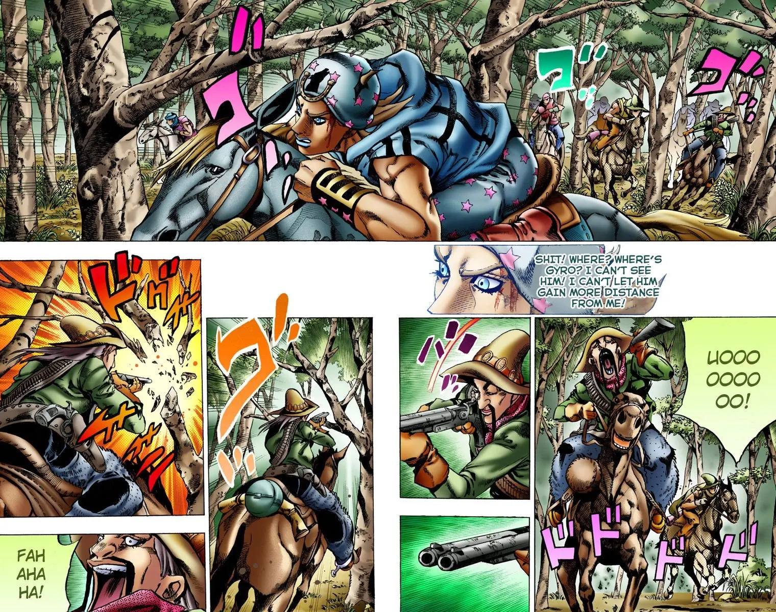 JoJo's Bizarre Adventure Steel Ball Run Colored Manga, chapter 8, page 3