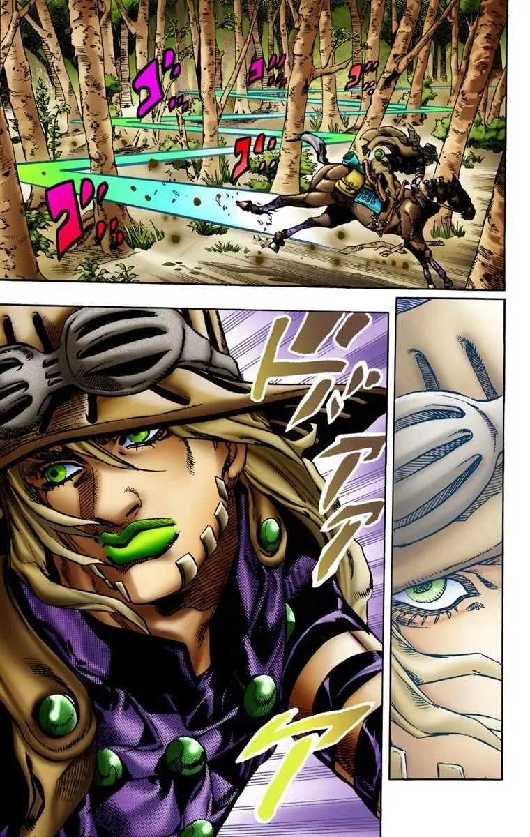 JoJo's Bizarre Adventure Steel Ball Run Colored Manga, chapter 8, page 12