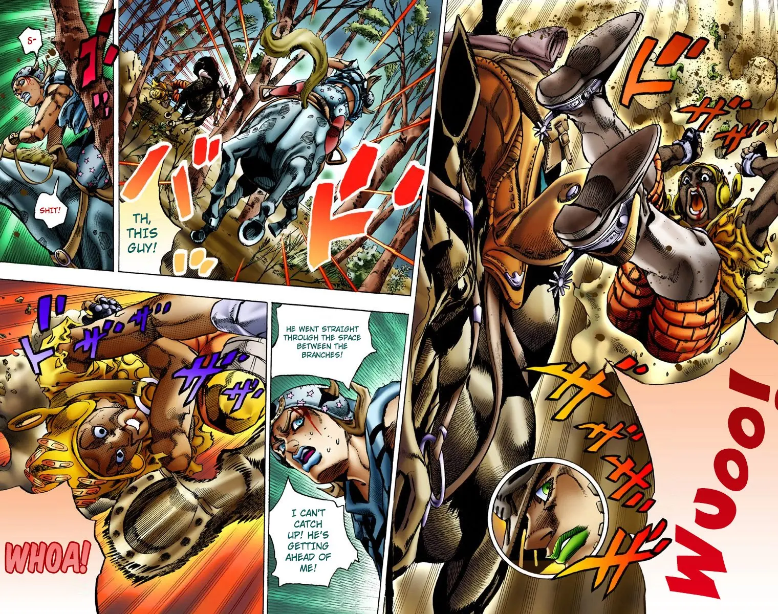JoJo's Bizarre Adventure Steel Ball Run Colored Manga, chapter 8, page 15