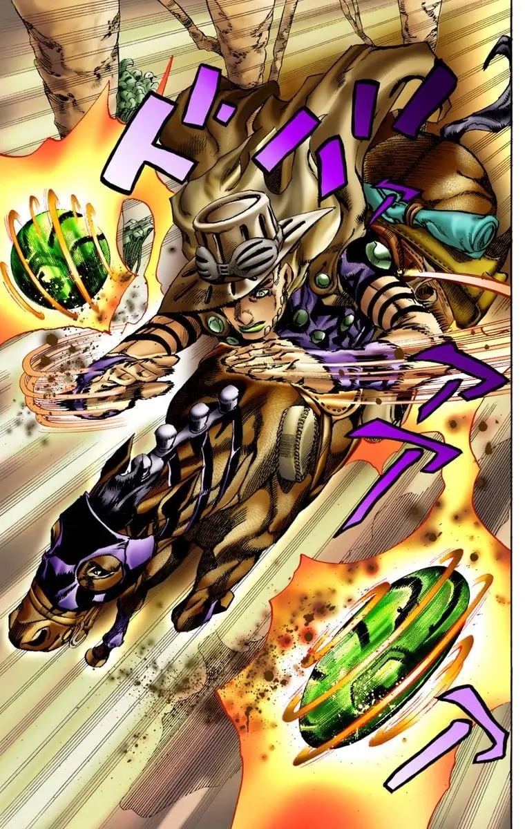 JoJo's Bizarre Adventure Steel Ball Run Colored Manga, chapter 8, page 19