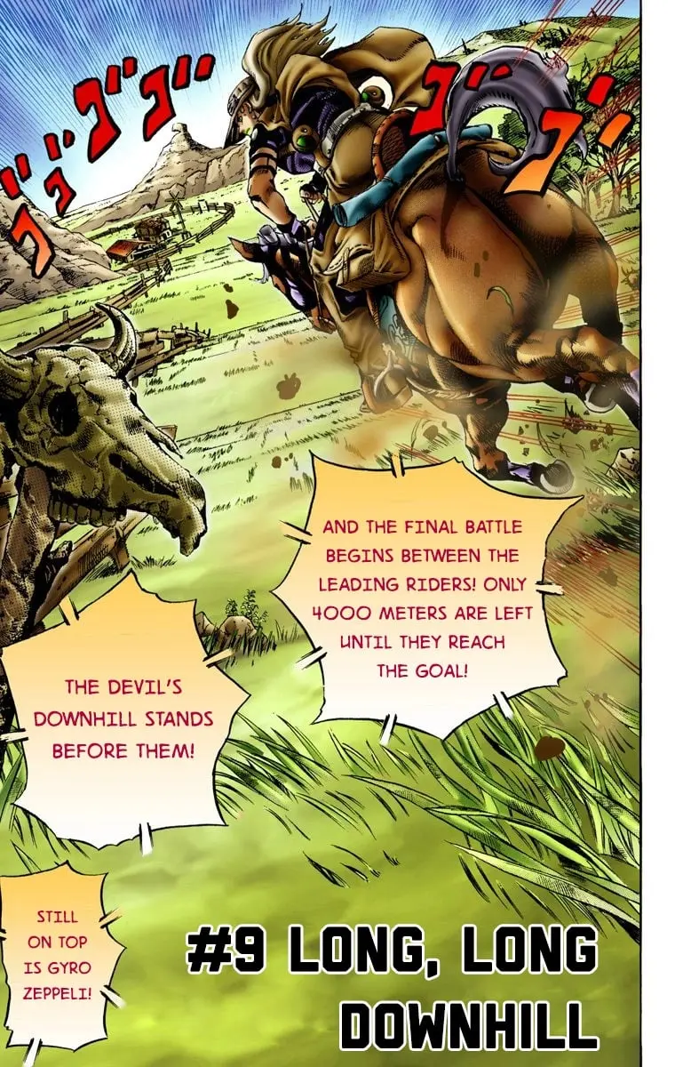 JoJo's Bizarre Adventure Steel Ball Run Colored Manga, chapter 9, page 1