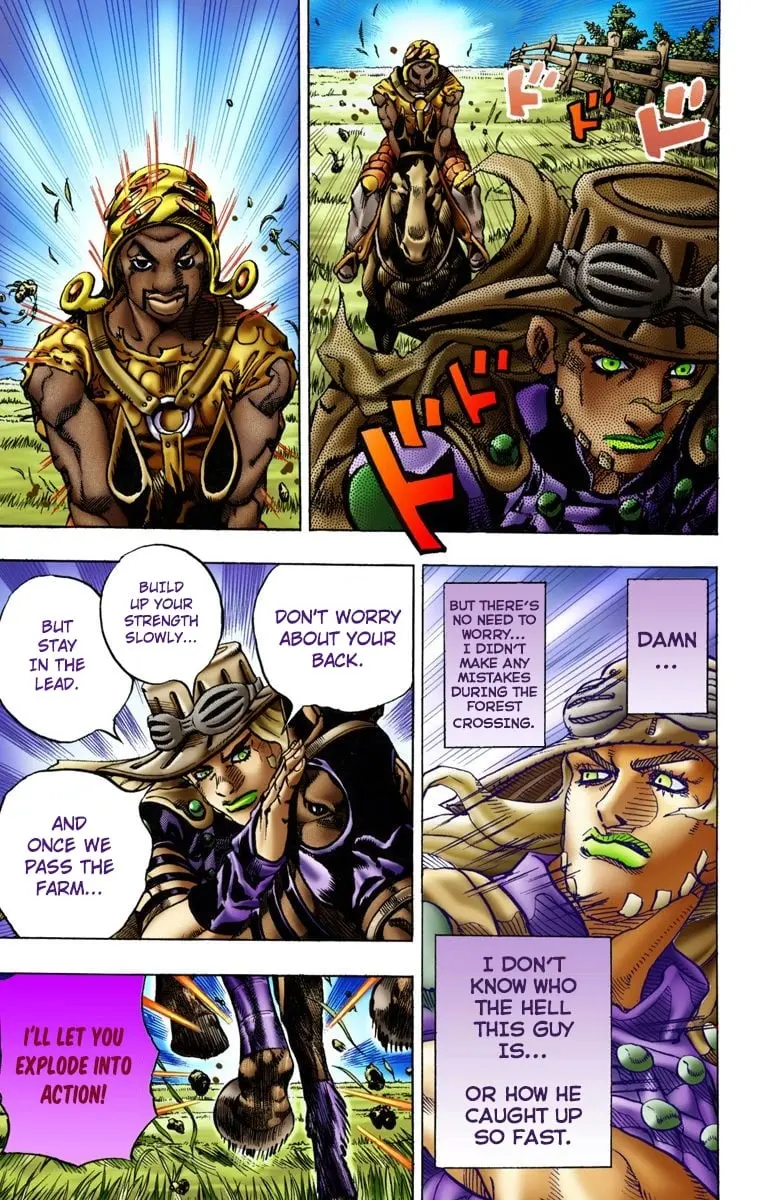 JoJo's Bizarre Adventure Steel Ball Run Colored Manga, chapter 9, page 4