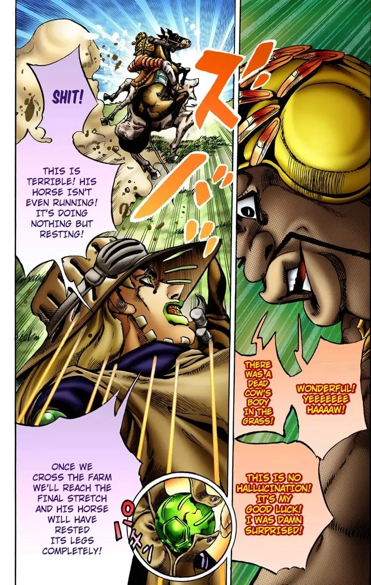 JoJo's Bizarre Adventure Steel Ball Run Colored Manga, chapter 9, page 21