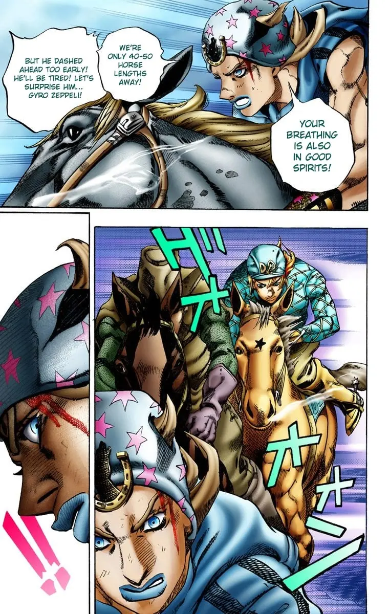 JoJo's Bizarre Adventure Steel Ball Run Colored Manga, chapter 10, page 18
