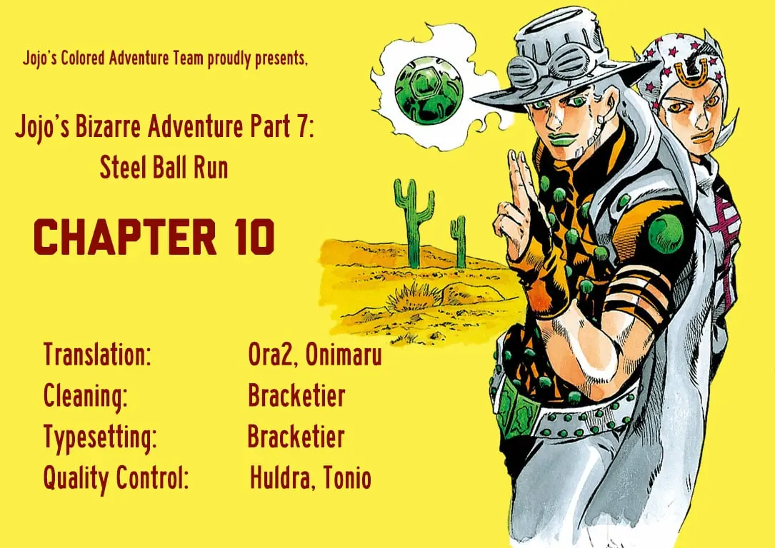JoJo's Bizarre Adventure Steel Ball Run Colored Manga, chapter 10, page 25