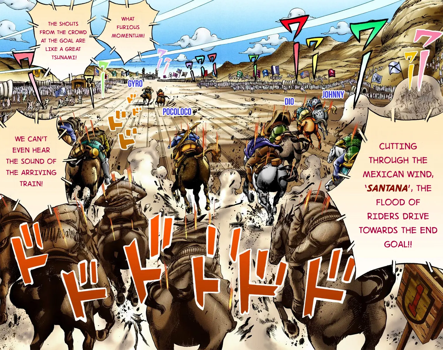 JoJo's Bizarre Adventure Steel Ball Run Colored Manga, chapter 11, page 3