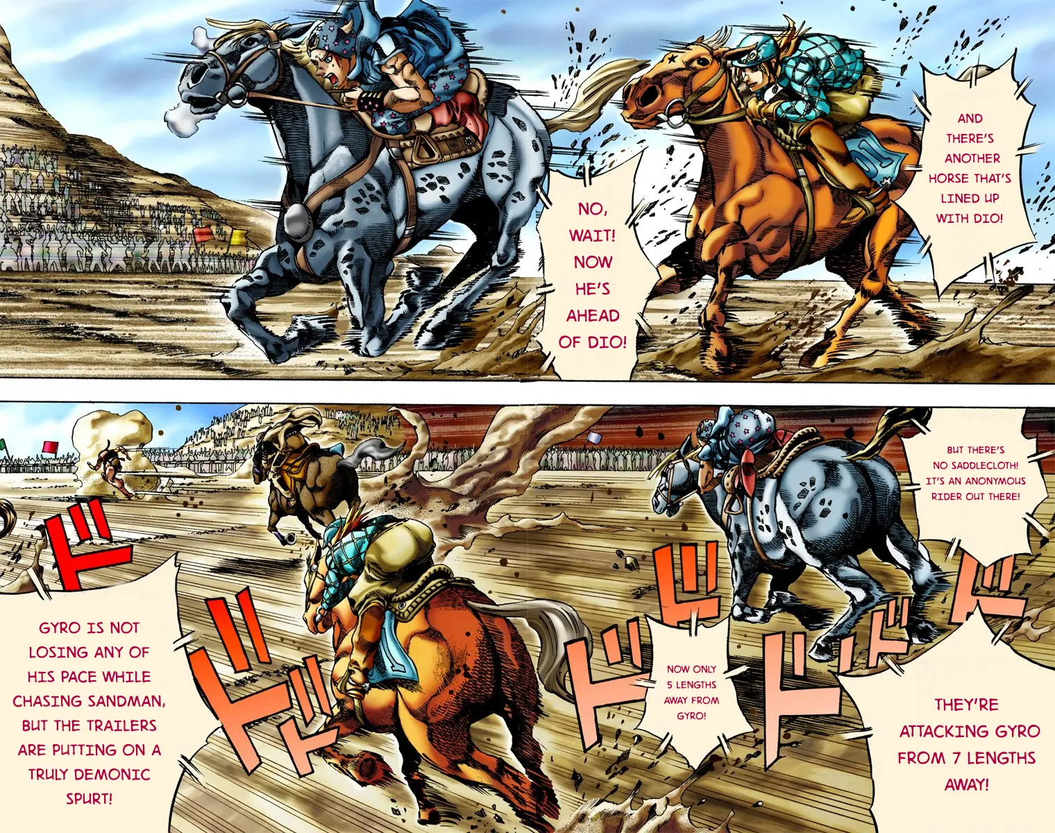 JoJo's Bizarre Adventure Steel Ball Run Colored Manga, chapter 11, page 12