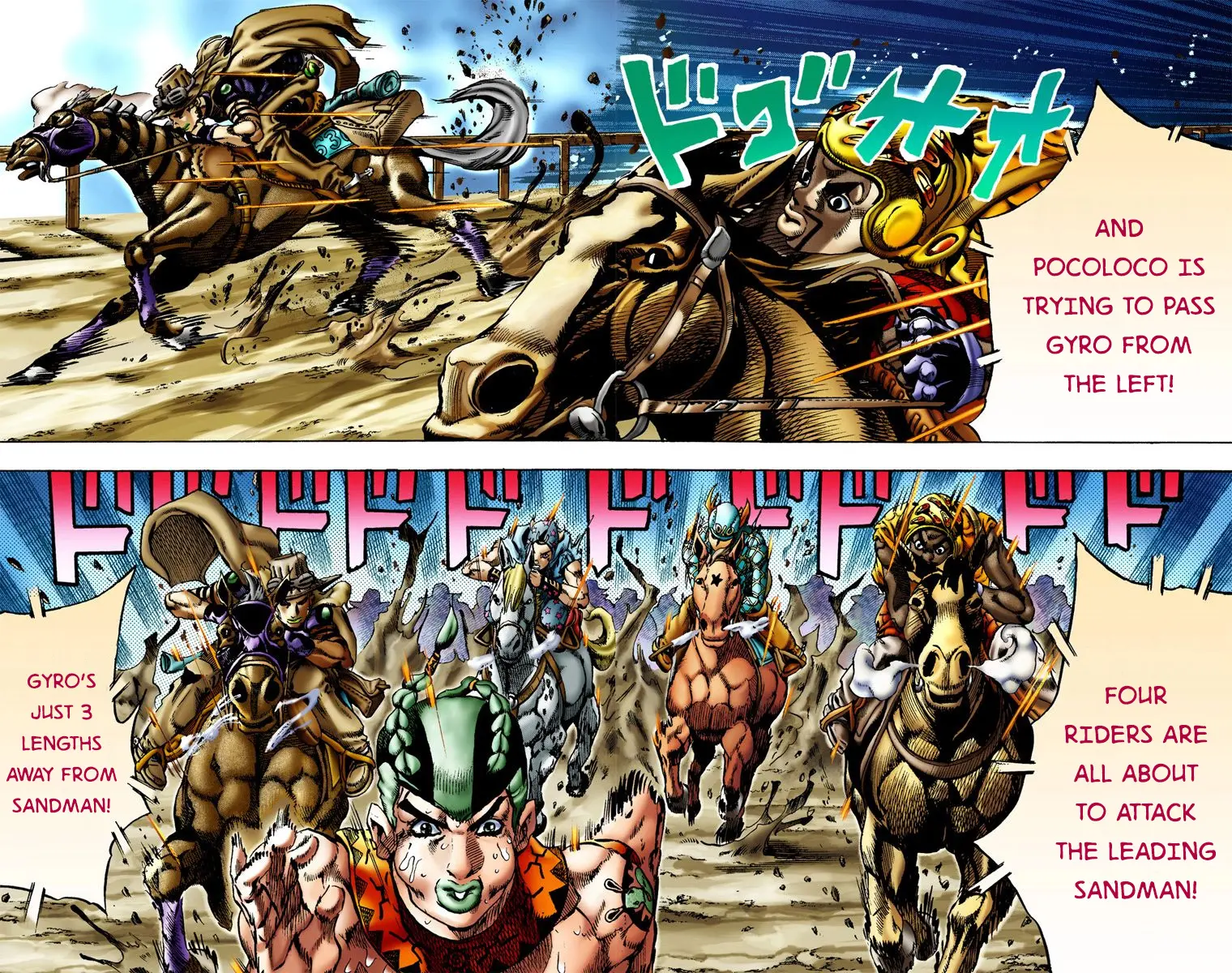 JoJo's Bizarre Adventure Steel Ball Run Colored Manga, chapter 11, page 13