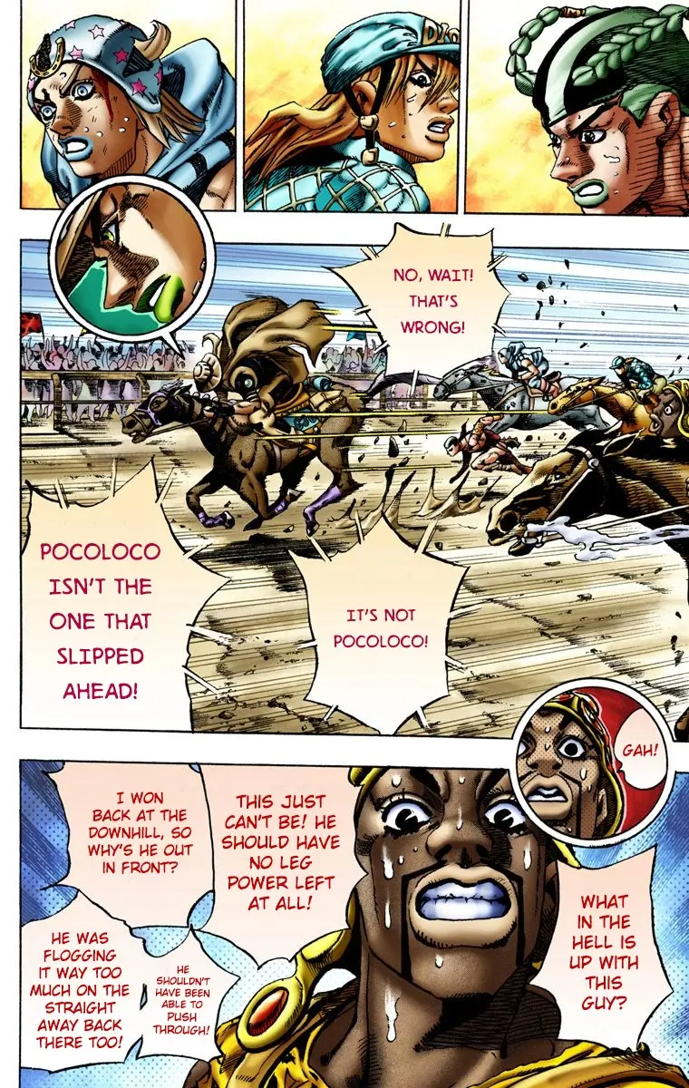 JoJo's Bizarre Adventure Steel Ball Run Colored Manga, chapter 11, page 17