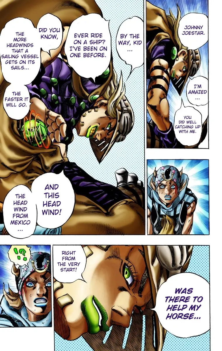 JoJo's Bizarre Adventure Steel Ball Run Colored Manga, chapter 11, page 18