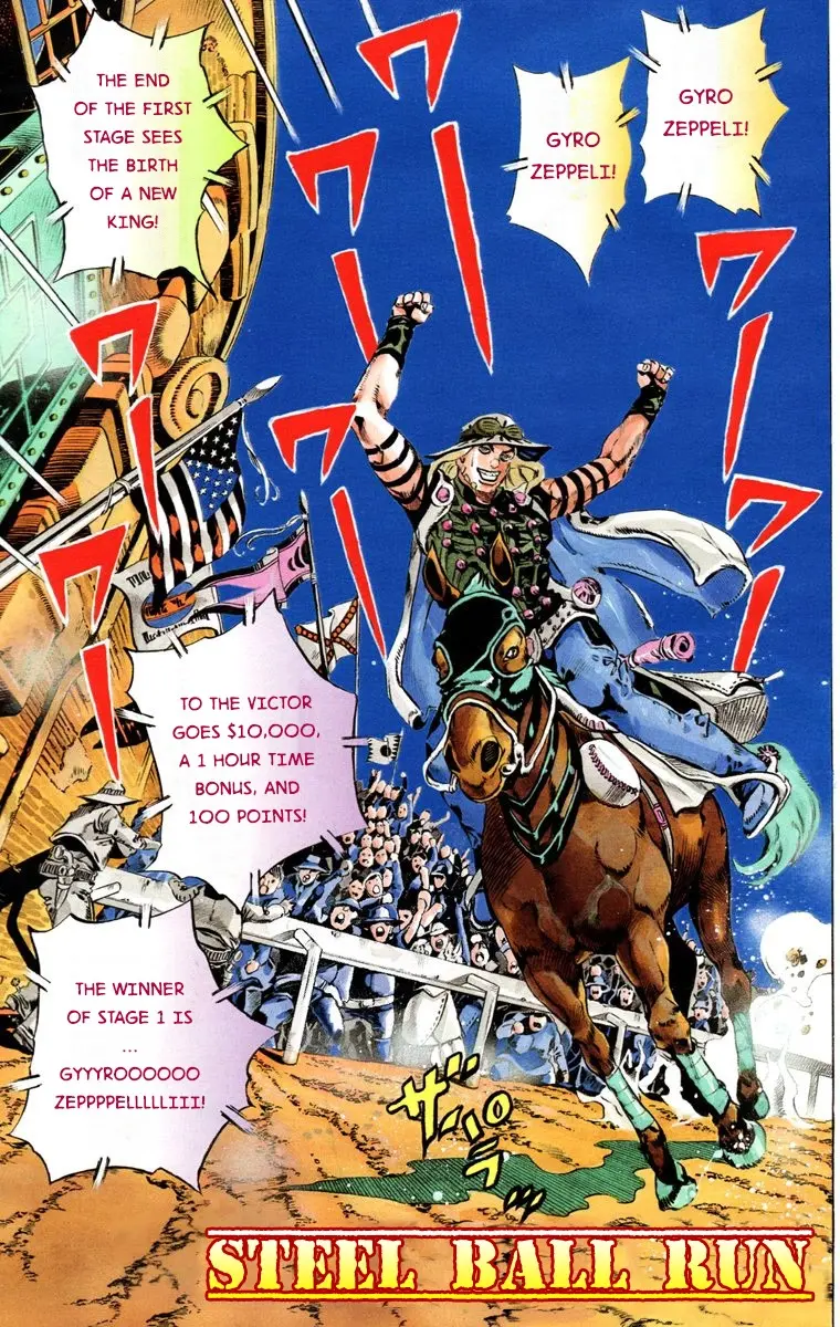 JoJo's Bizarre Adventure Steel Ball Run Colored Manga, chapter 12, page 3