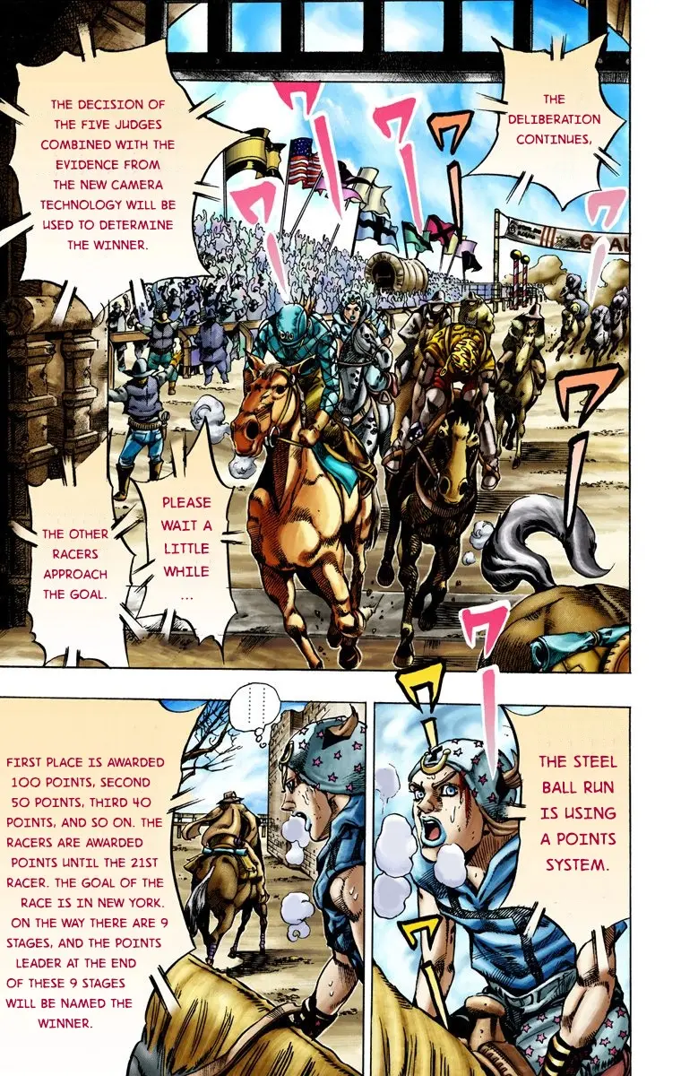 JoJo's Bizarre Adventure Steel Ball Run Colored Manga, chapter 12, page 6