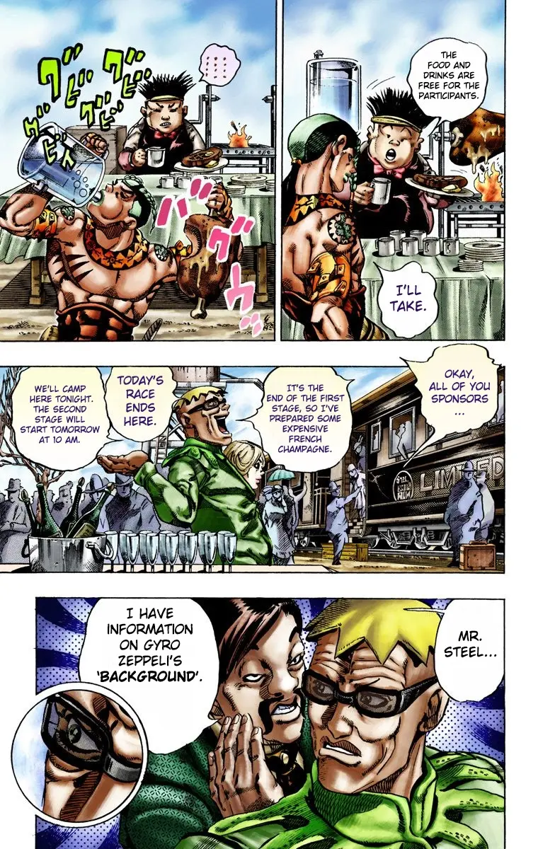 JoJo's Bizarre Adventure Steel Ball Run Colored Manga, chapter 12, page 8