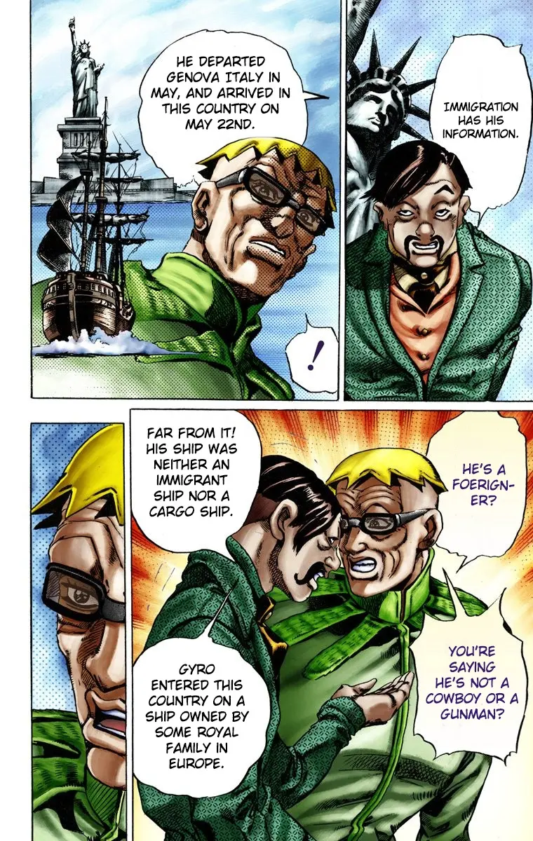 JoJo's Bizarre Adventure Steel Ball Run Colored Manga, chapter 12, page 9