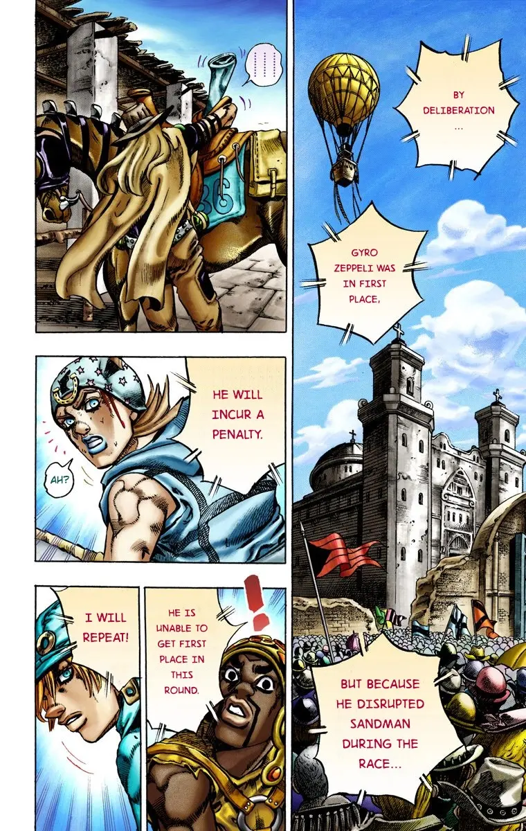 JoJo's Bizarre Adventure Steel Ball Run Colored Manga, chapter 12, page 11