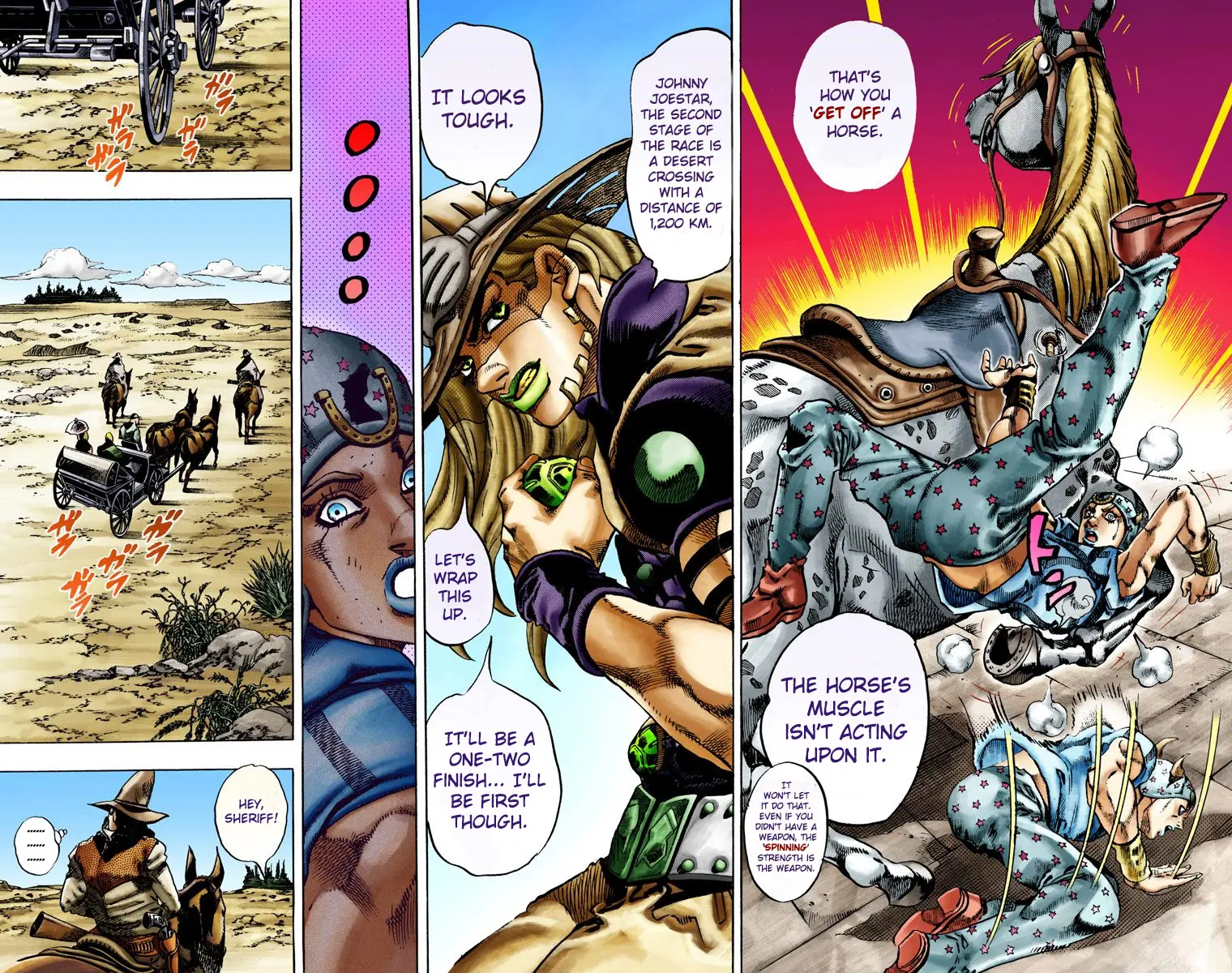 JoJo's Bizarre Adventure Steel Ball Run Colored Manga, chapter 12, page 27