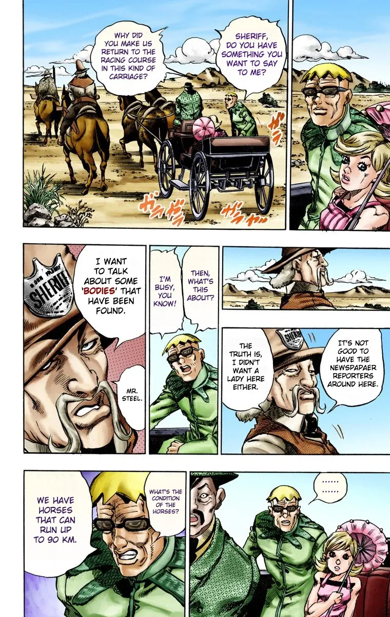 JoJo's Bizarre Adventure Steel Ball Run Colored Manga, chapter 12, page 28