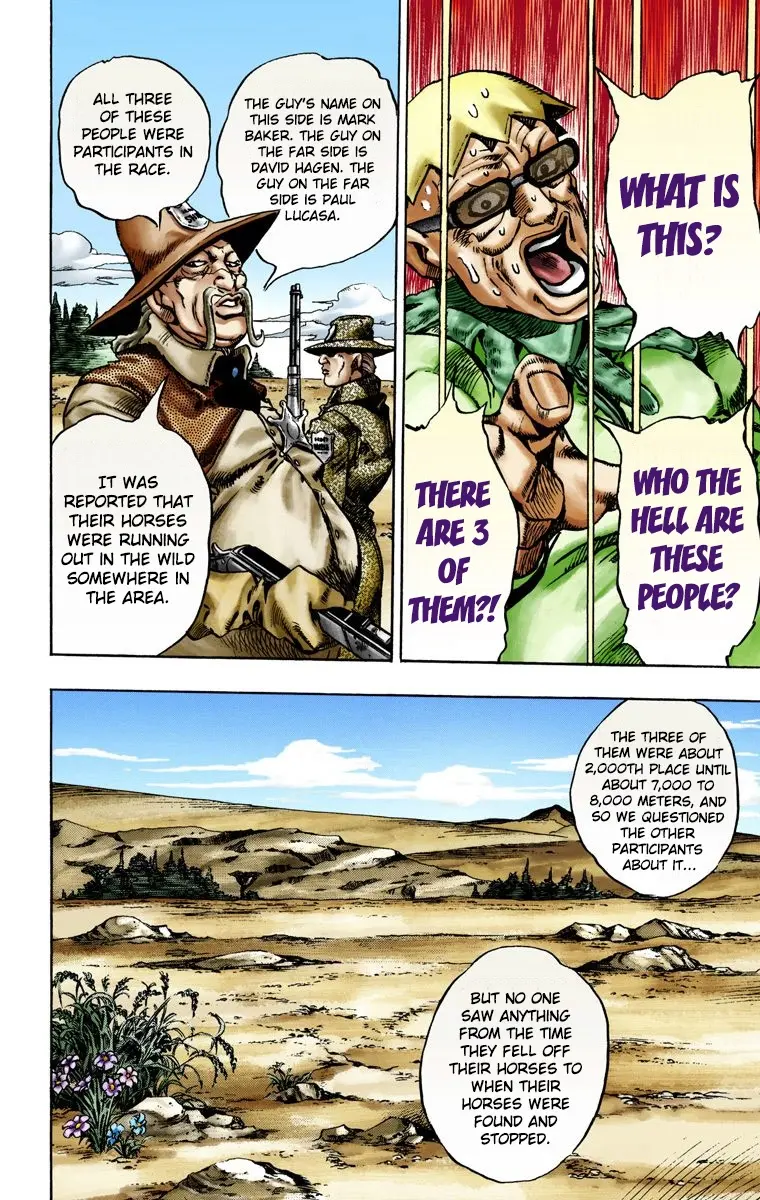 JoJo's Bizarre Adventure Steel Ball Run Colored Manga, chapter 12, page 33