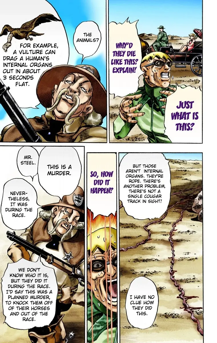 JoJo's Bizarre Adventure Steel Ball Run Colored Manga, chapter 12, page 34