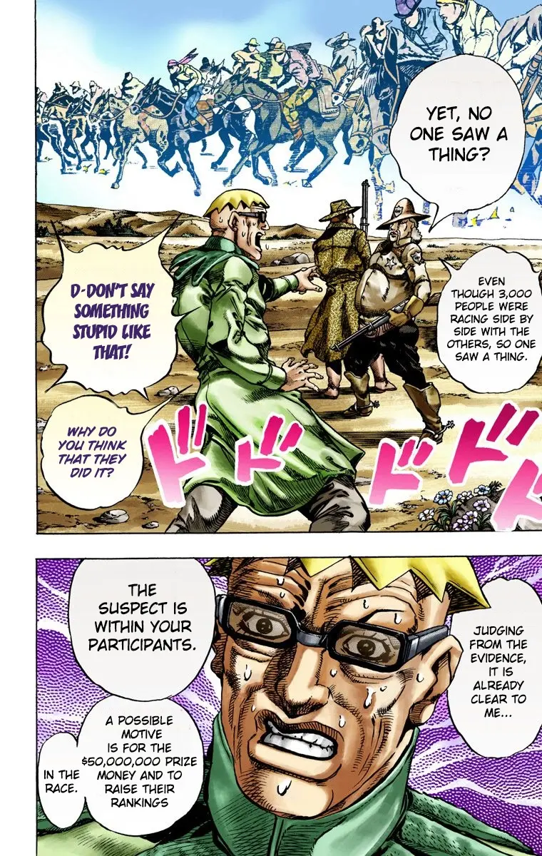 JoJo's Bizarre Adventure Steel Ball Run Colored Manga, chapter 12, page 35