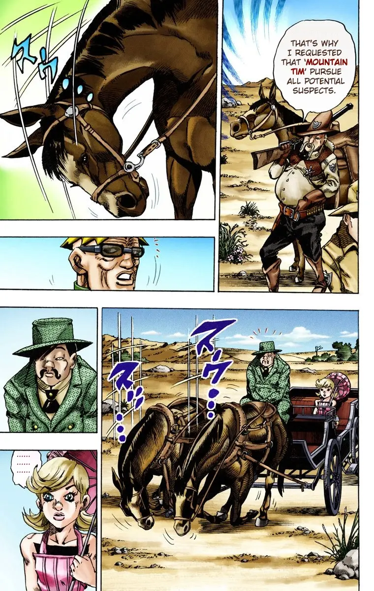 JoJo's Bizarre Adventure Steel Ball Run Colored Manga, chapter 13, page 4