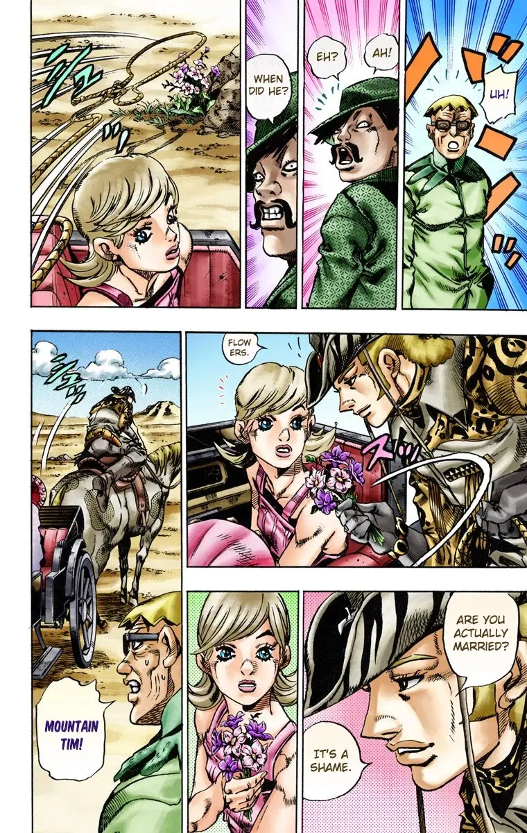 JoJo's Bizarre Adventure Steel Ball Run Colored Manga, chapter 13, page 6