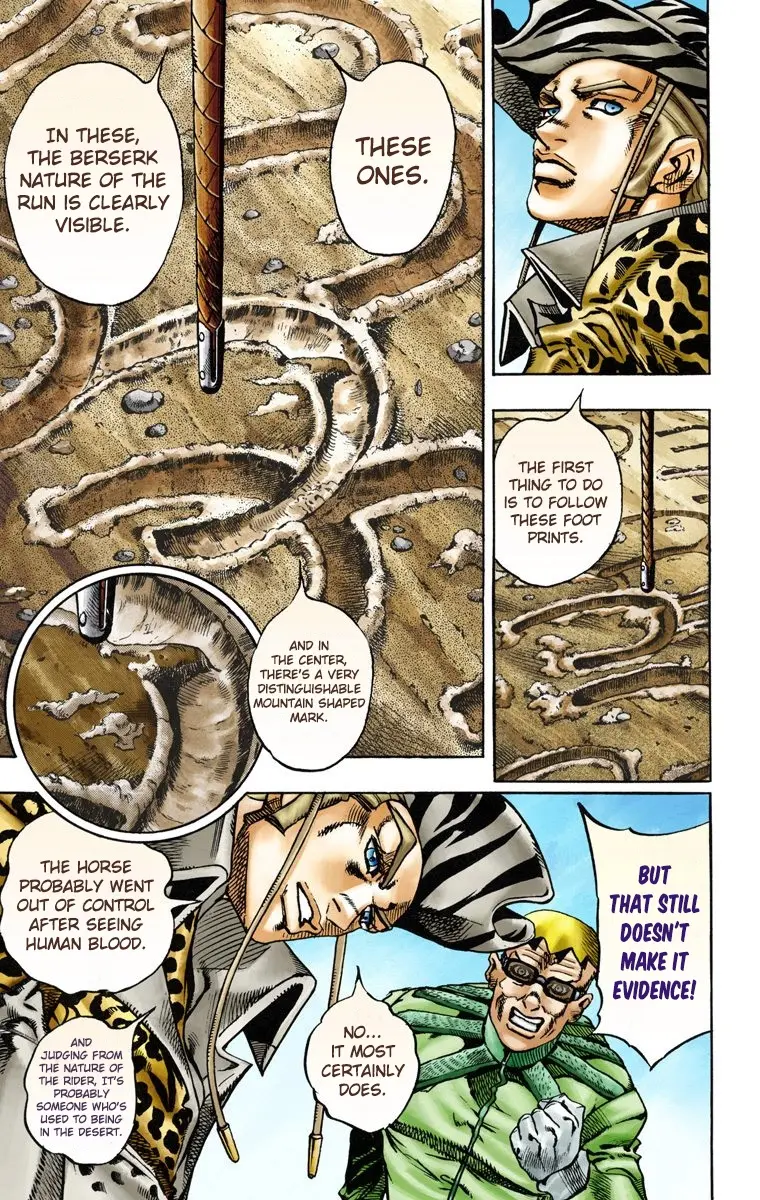 JoJo's Bizarre Adventure Steel Ball Run Colored Manga, chapter 13, page 11