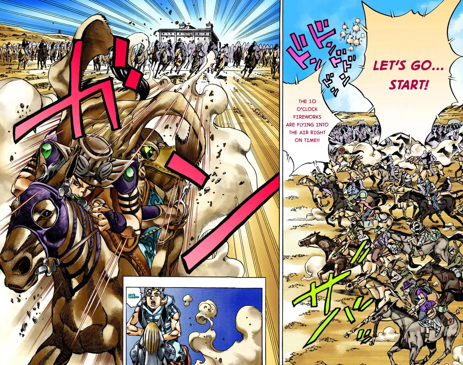 JoJo's Bizarre Adventure Steel Ball Run Colored Manga, chapter 13, page 23