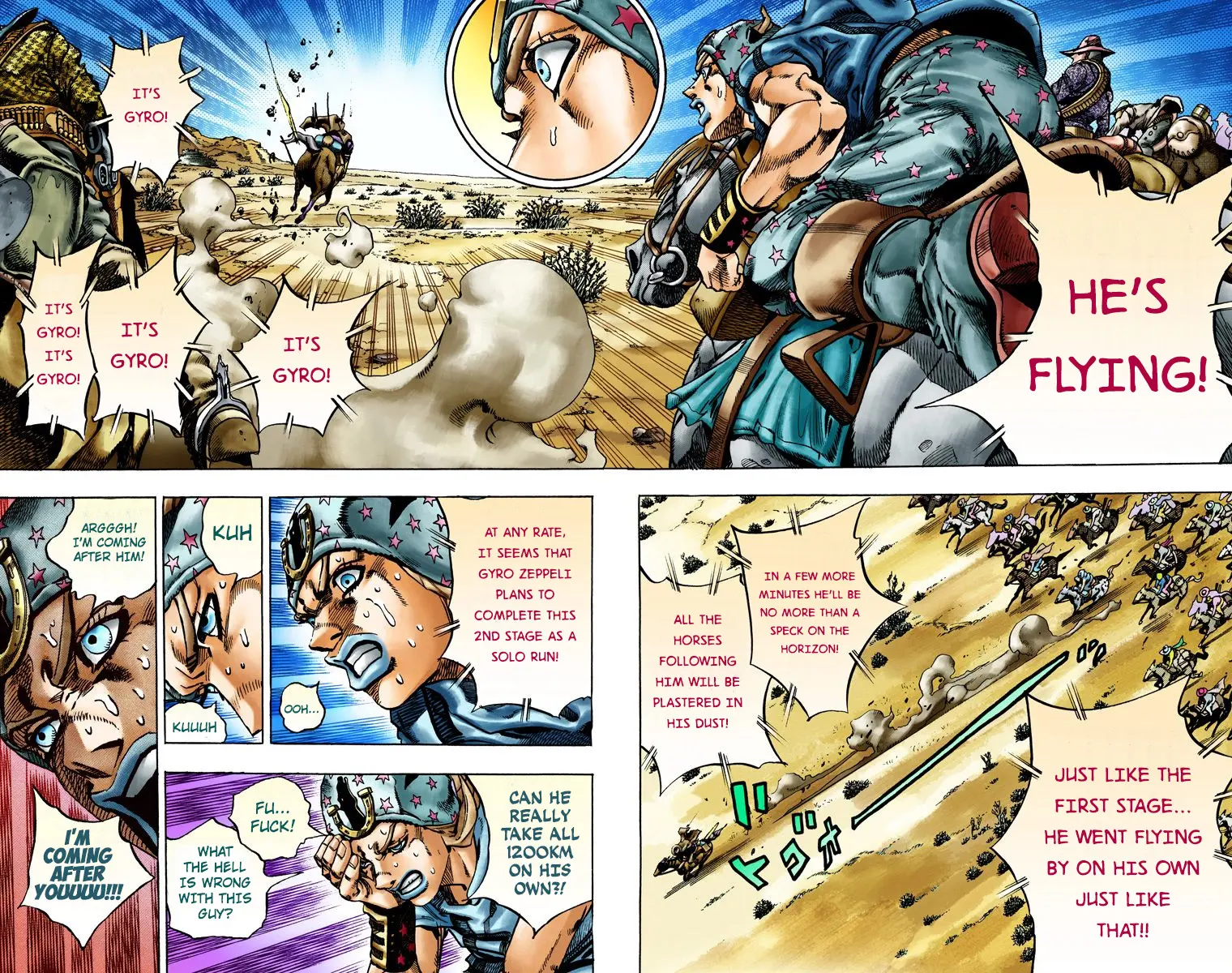 JoJo's Bizarre Adventure Steel Ball Run Colored Manga, chapter 13, page 24