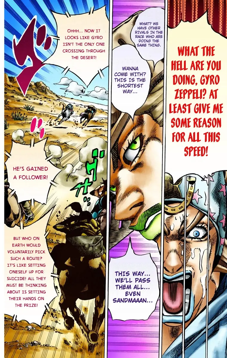 JoJo's Bizarre Adventure Steel Ball Run Colored Manga, chapter 13, page 27