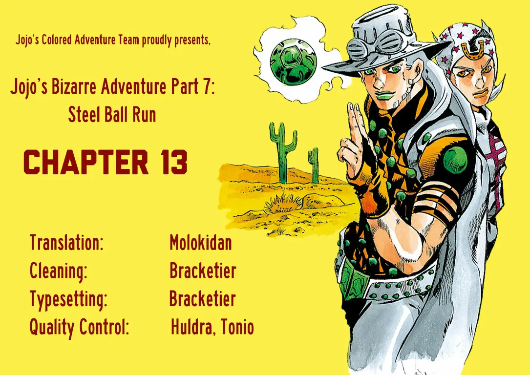 JoJo's Bizarre Adventure Steel Ball Run Colored Manga, chapter 13, page 29