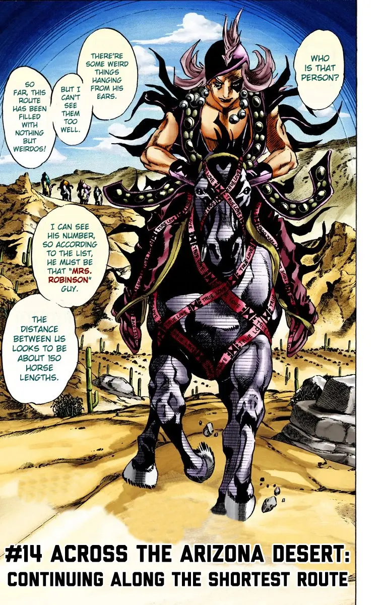 JoJo's Bizarre Adventure Steel Ball Run Colored Manga, chapter 14, page 2