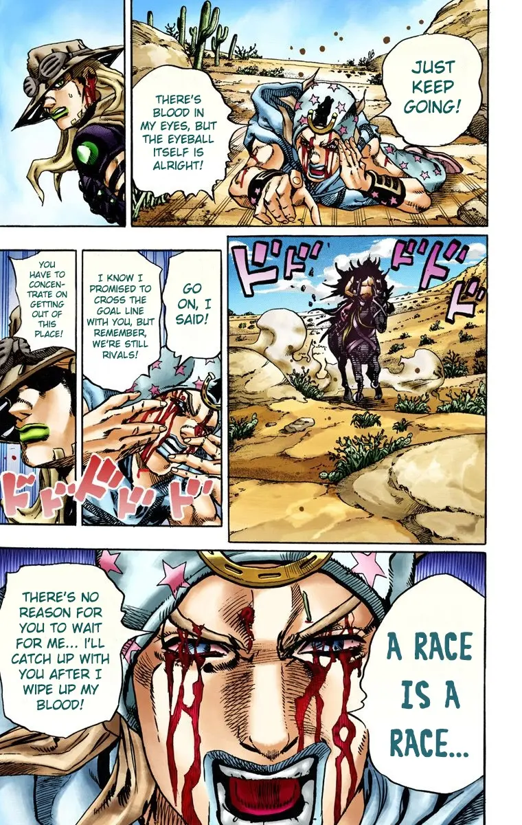 JoJo's Bizarre Adventure Steel Ball Run Colored Manga, chapter 14, page 19