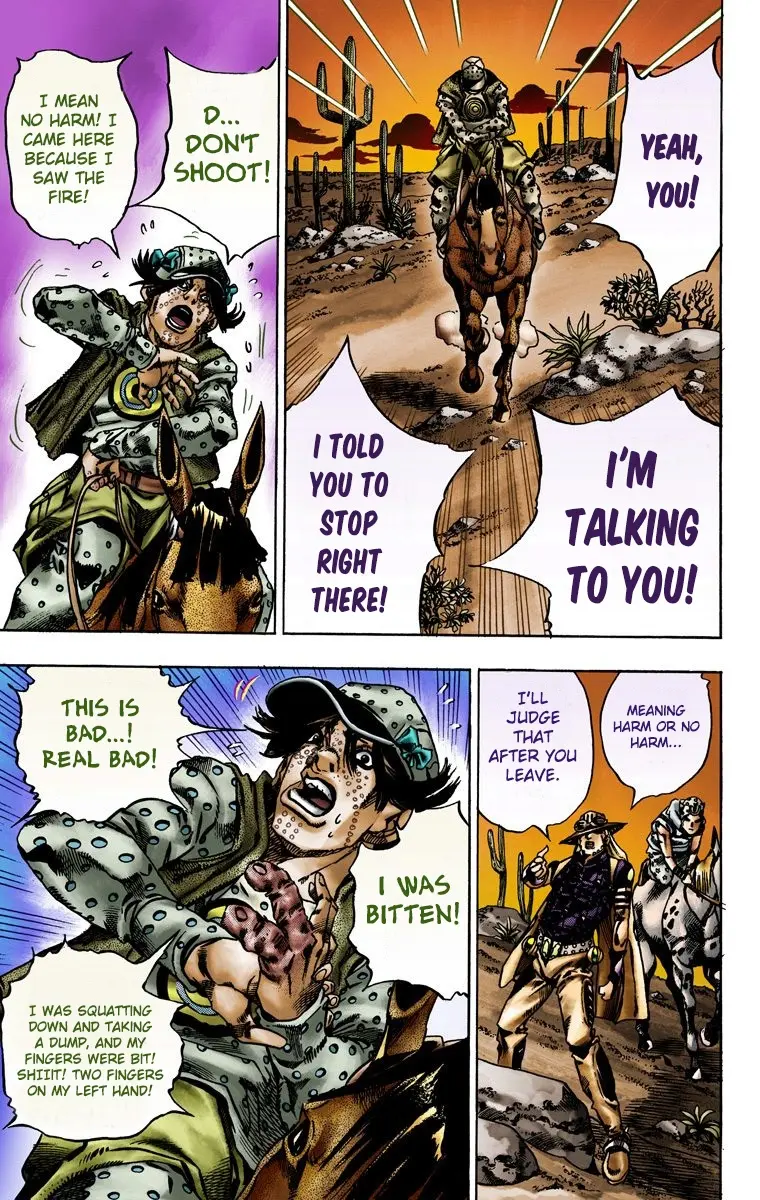 JoJo's Bizarre Adventure Steel Ball Run Colored Manga, chapter 15, page 16