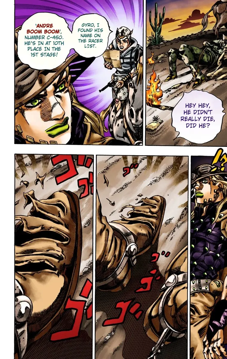 JoJo's Bizarre Adventure Steel Ball Run Colored Manga, chapter 15, page 24