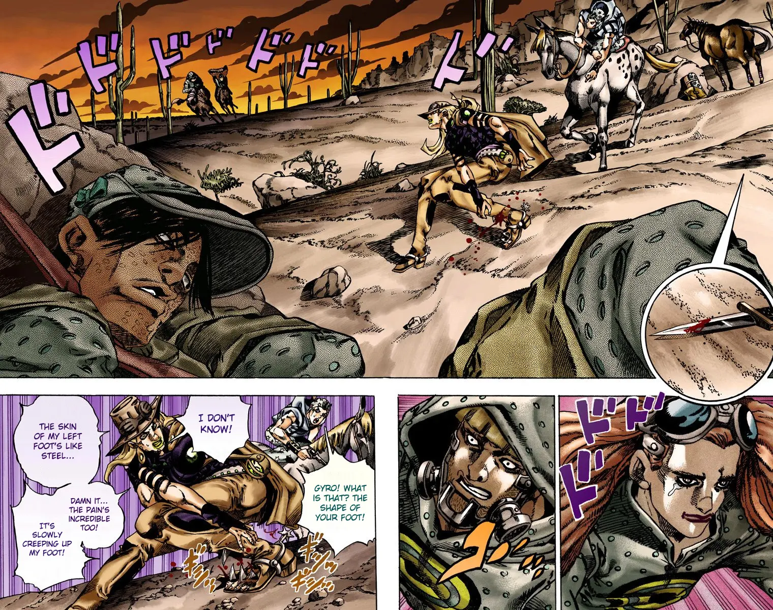 JoJo's Bizarre Adventure Steel Ball Run Colored Manga, chapter 16, page 3