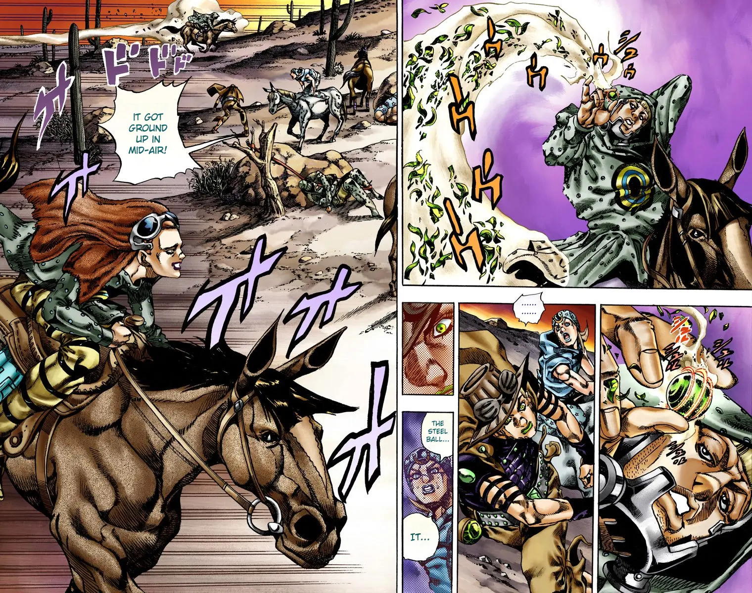 JoJo's Bizarre Adventure Steel Ball Run Colored Manga, chapter 16, page 14