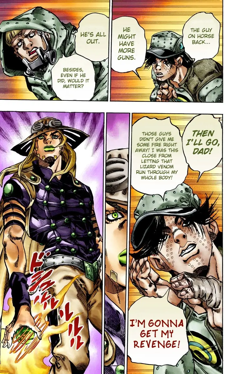 JoJo's Bizarre Adventure Steel Ball Run Colored Manga, chapter 16, page 21