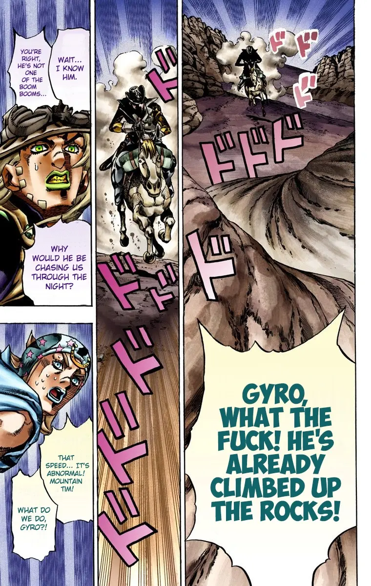 JoJo's Bizarre Adventure Steel Ball Run Colored Manga, chapter 18, page 6