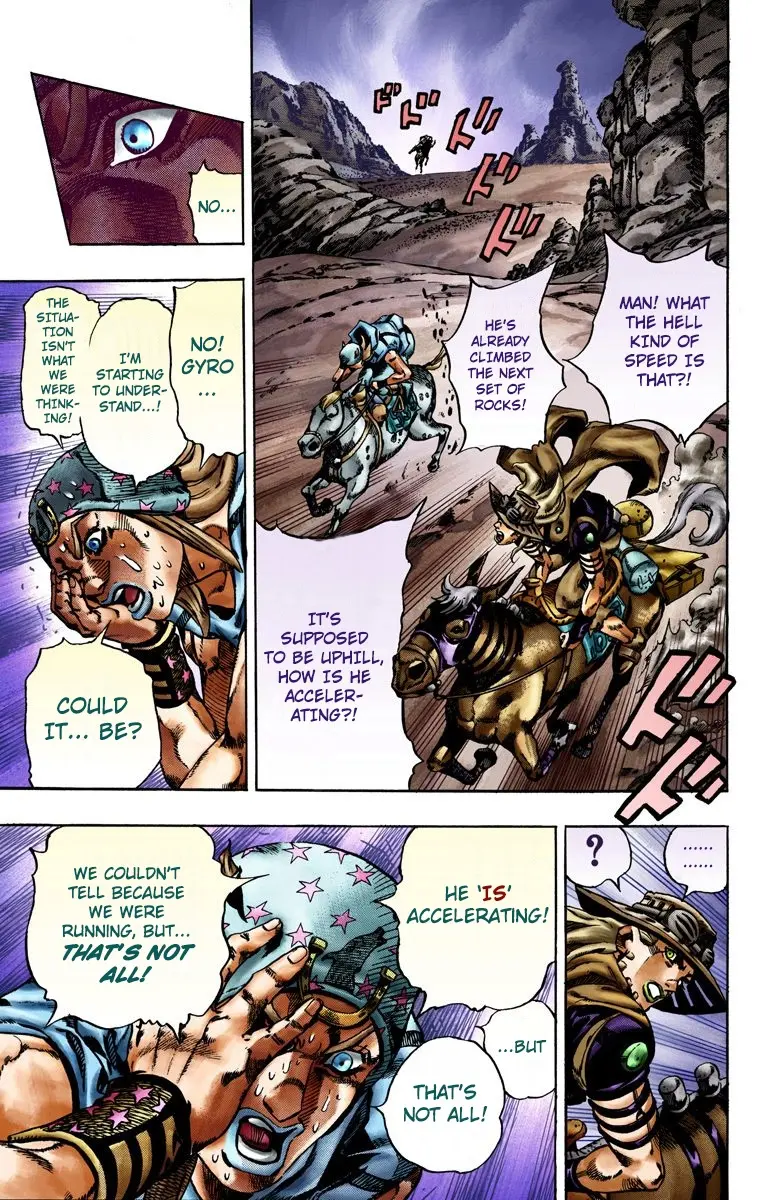 JoJo's Bizarre Adventure Steel Ball Run Colored Manga, chapter 18, page 8