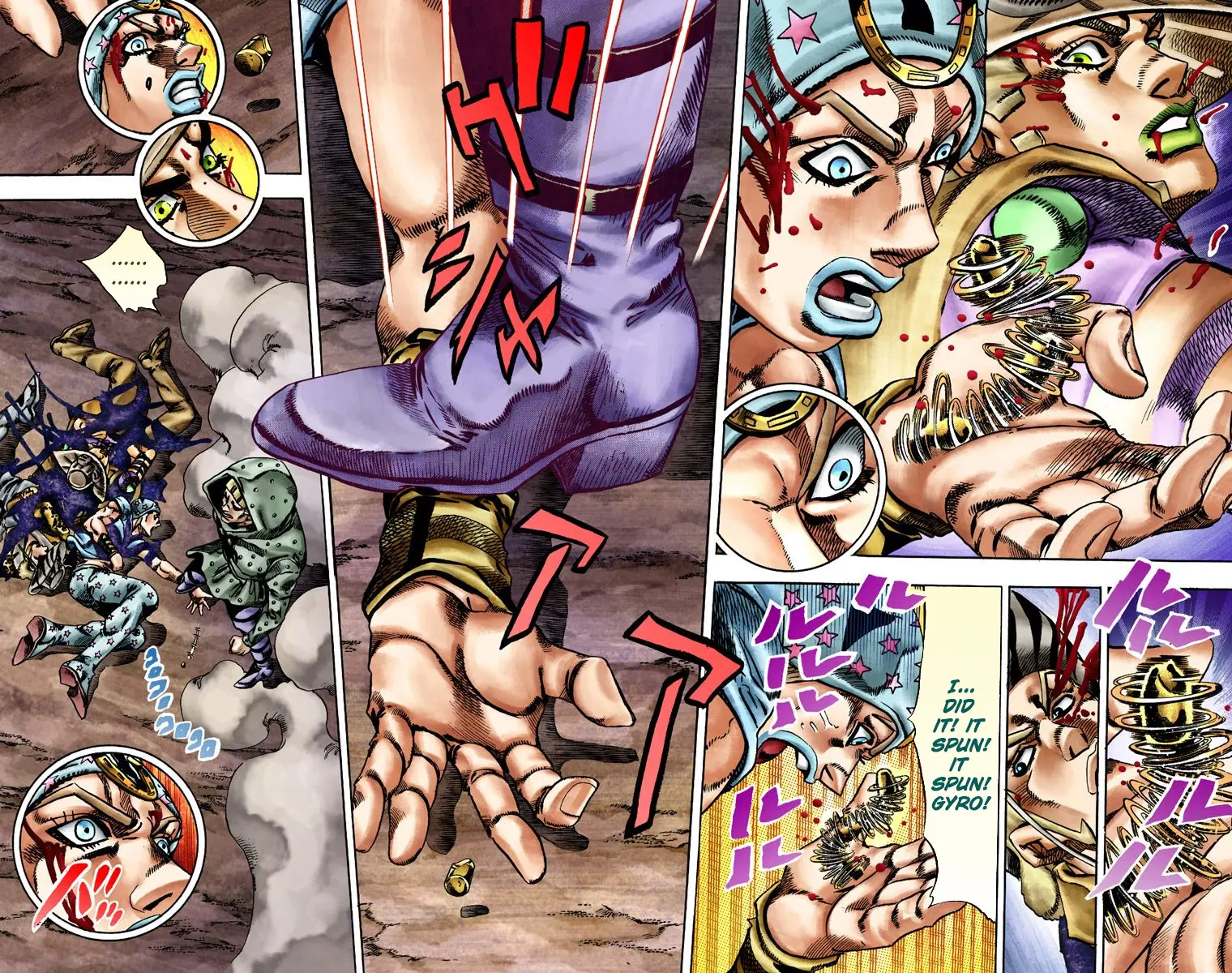 JoJo's Bizarre Adventure Steel Ball Run Colored Manga, chapter 19, page 22