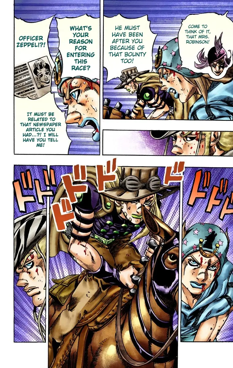 JoJo's Bizarre Adventure Steel Ball Run Colored Manga, chapter 20, page 14