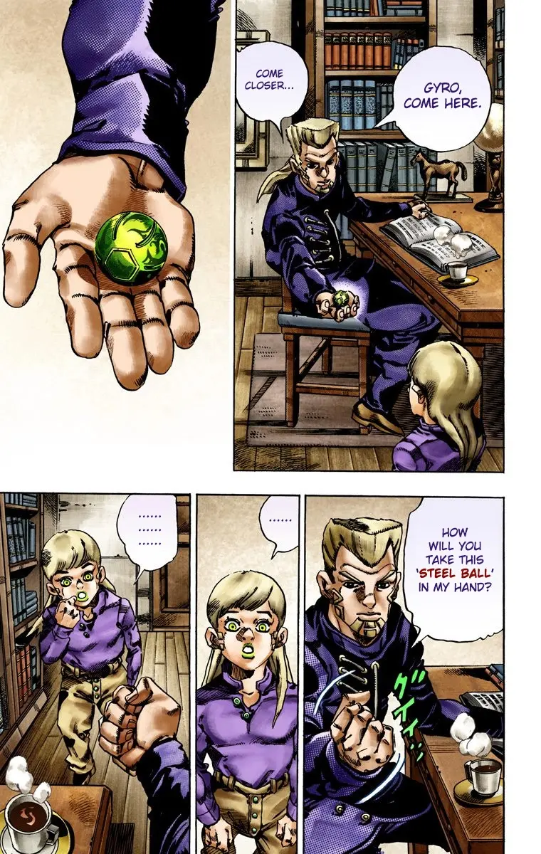 JoJo's Bizarre Adventure Steel Ball Run Colored Manga, chapter 20, page 17