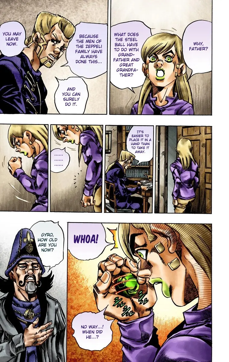 JoJo's Bizarre Adventure Steel Ball Run Colored Manga, chapter 20, page 19