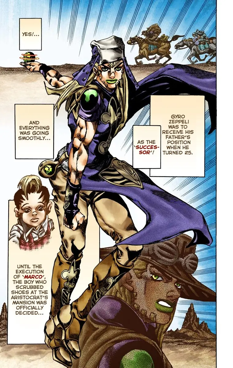 JoJo's Bizarre Adventure Steel Ball Run Colored Manga, chapter 20, page 31