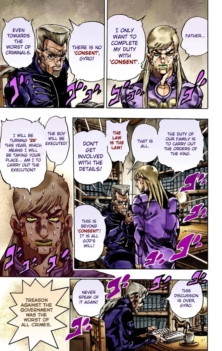 JoJo's Bizarre Adventure Steel Ball Run Colored Manga, chapter 21, page 10