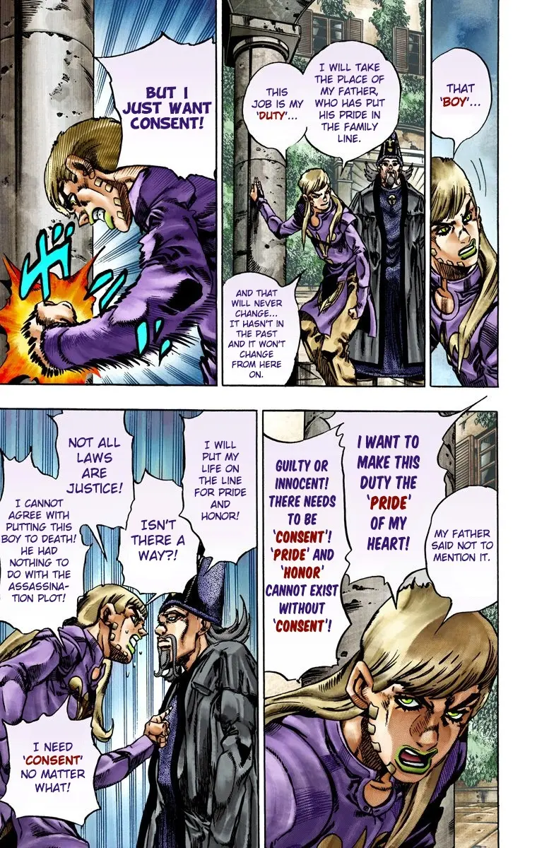 JoJo's Bizarre Adventure Steel Ball Run Colored Manga, chapter 21, page 12
